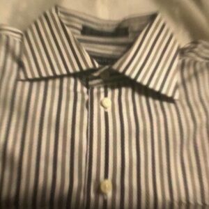 Striped Button-Up Shirt